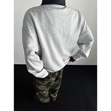 WY810-尺码M-3XL-P50-撞色衬衫领假两件cleanfit套头半拉链卫衣，男装衬衫，星座1811B