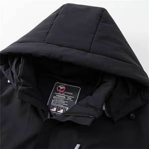 中年可脱卸内胆羽绒服白鸭绒保暖爸爸装可拆卸帽外套ZK2018-P305图片