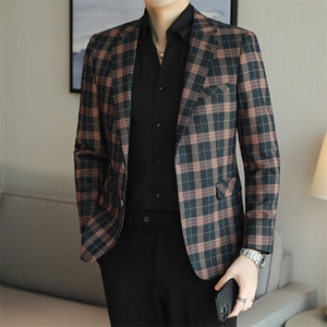 26做货-男士休闲西装修身韩版西服外套小西装上衣DX6934P165图片