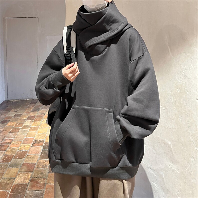 抖音品质！冲锋卫衣男FW00-65加绒款450克真超FWJR00-P85,男装卫衣,电商B367