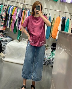 夏季新款，丝光短袖，其它，月光水岸