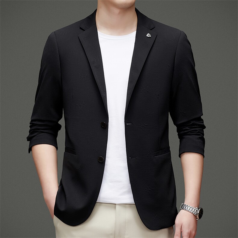 DJ2215钱塘2020-3秋冬季新款商务休闲简约中年男士西服外套P152,男装西服,钱塘207-3