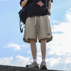 抽绳休闲男夏季贴标高级感休闲舒适五分裤子XD2313特批35，男装牛仔裤，星座718