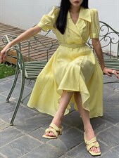 彩色心情～法式简约风连衣裙，女装连衣裙，GN