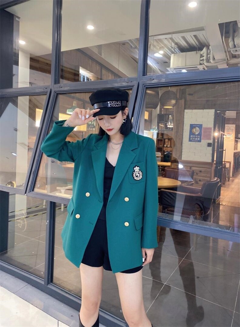 【现货】2021秋季学院风西装精纺TR面料系列款88029，女装西装，蓝典