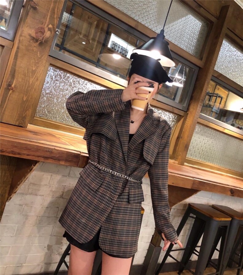 星雨阁2021秋装新款西装外套现货,女装西装,星雨阁
