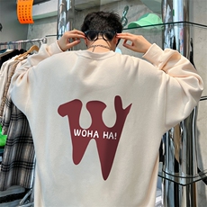 ！圆领卫衣港风长袖T恤男外套男WY126-P28，男装卫衣，电商B367