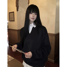 【网图】2026春季高品质卫衣外套假两件美式长袖T恤男C26001-TP39，男装T恤，电商C213(原B265)