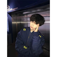 潮牌美式刺绣连帽重磅加绒卫衣男士冬季新款百搭宽松休闲情侣帽衫，男装卫衣，星座1210-1