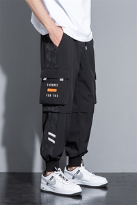 男春夏薄款冰丝工装裤 M-4XLP55 5XL-10XLP60图片