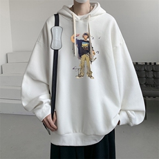 连帽卫衣男大码胖子帽衫大号运动服WY2419-P35，男装卫衣，电商A040