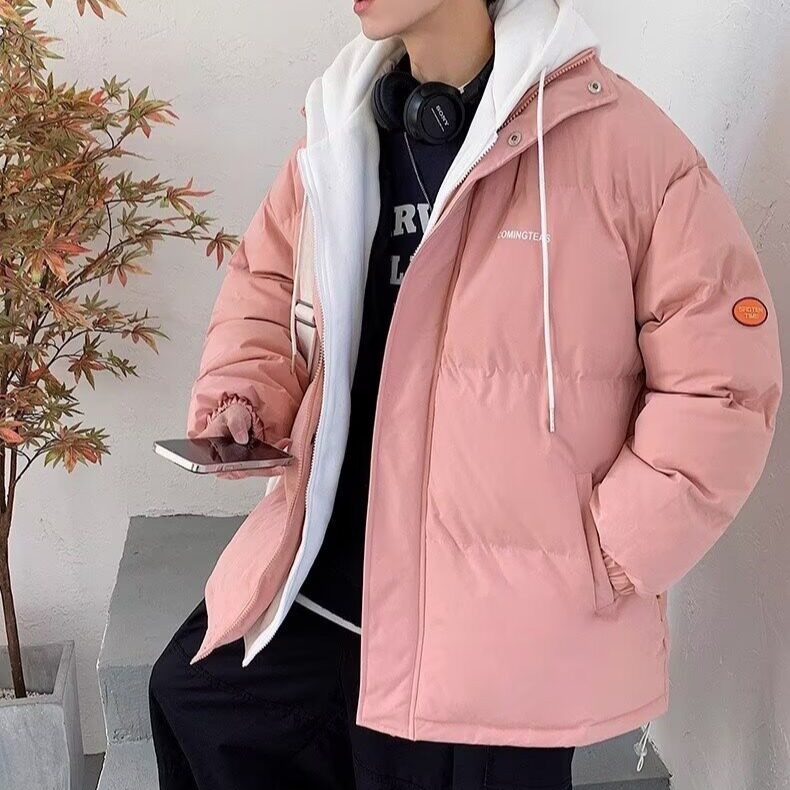 外套男春秋季2025新款潮牌潮流工装连帽棉衣男装上衣服JKH75,男装棉衣,星座516A