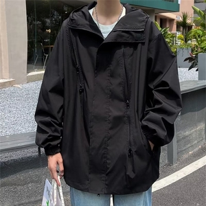 户外休闲运动连帽冲锋衣夹克衫男士外套 JK601 P65图片