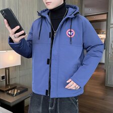 2020冬装新款潮牌连帽宽松棉衣男潮流外套男A438-DT5555，男装棉衣，电商A438