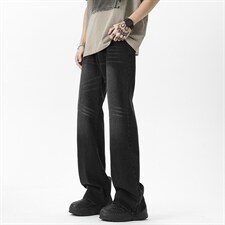 C315-G3011现货高质量重工洗水猫须马骝牛仔裤(P65限89)7，男装牛仔裤，电商C315