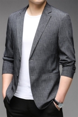 男士西服休闲西装外套男春款春季中年爸爸装2023新款上衣，男装西服，电商B212（原钱塘6029）