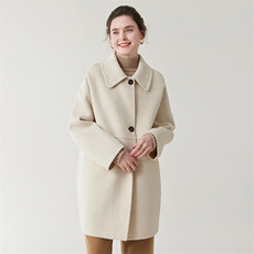25秋冬新款双面羊绒大衣女中长款羊毛呢子外套女过膝风衣女，女装双面呢大衣，优远毛呢大衣