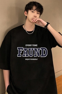 麂皮绒短袖t恤男大码半袖男 JD82295-P25图片