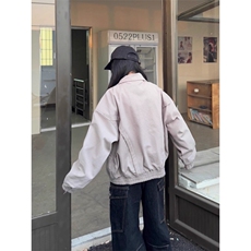 春秋新款痞帅外套男ins高街潮牌港风日系原宿风韩版潮流宽松夹克，男装夹克，星座1210-1
