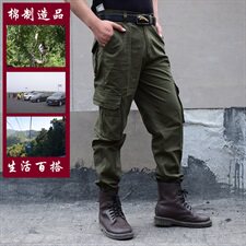 2021多口袋工装裤男户外纯棉外贸军裤宽松直筒休闲裤大码工作裤，男装休闲裤，星座1712