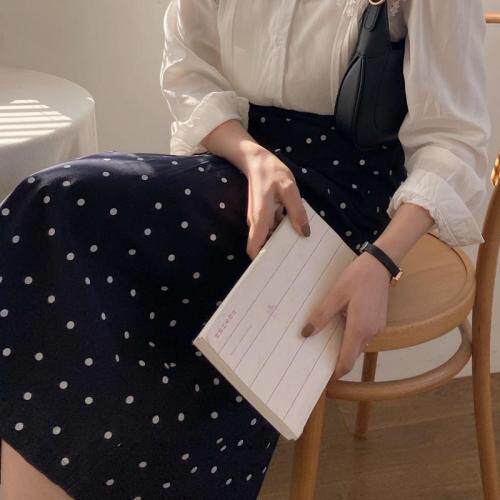 春季新款-A版波点半裙，女装半身裙，LUCY