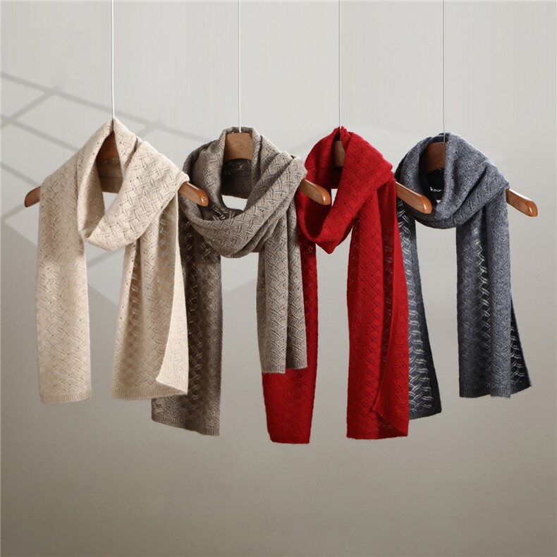 春秋时尚百搭通勤休闲围脖，围巾，织纯羊绒