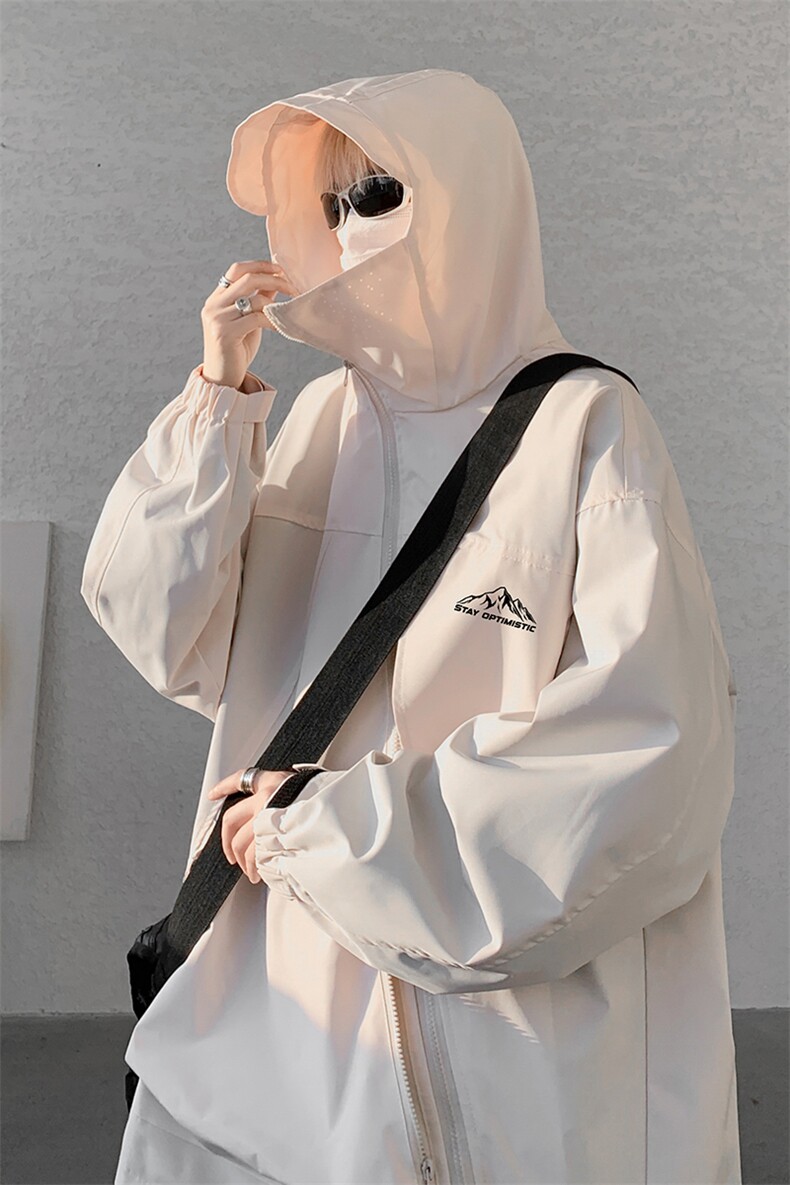 8XL-M特大码春季Cityboy宽松冲锋衣夹克男女上衣外套男JK1310P85,男装夹克,电商D206-1