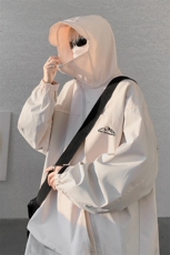8XL-M特大码春季Cityboy宽松冲锋衣夹克男女上衣外套男JK1310P85，男装夹克，电商D206-1