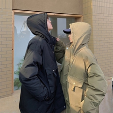 秋冬季工装棉衣男加厚棉袄外套ins情侣款面包棉服M0719-P110，男装棉衣，星座308B-2