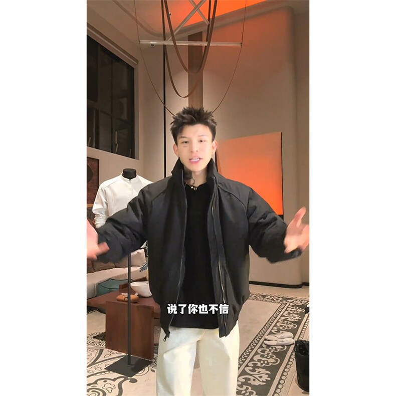 现货美式高街休闲夹克冬季三防立领纯色户外工装加厚棉服外套,男装夹克,电商A486
