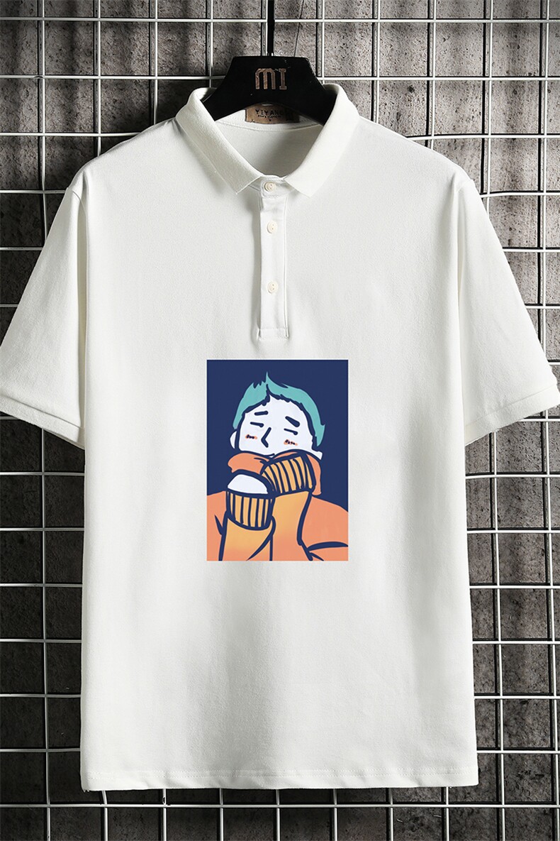 PL57042-P35翻领短袖polo衫男大码胖子半袖t恤男有领保罗衫,男装Polo衫,电商A040A