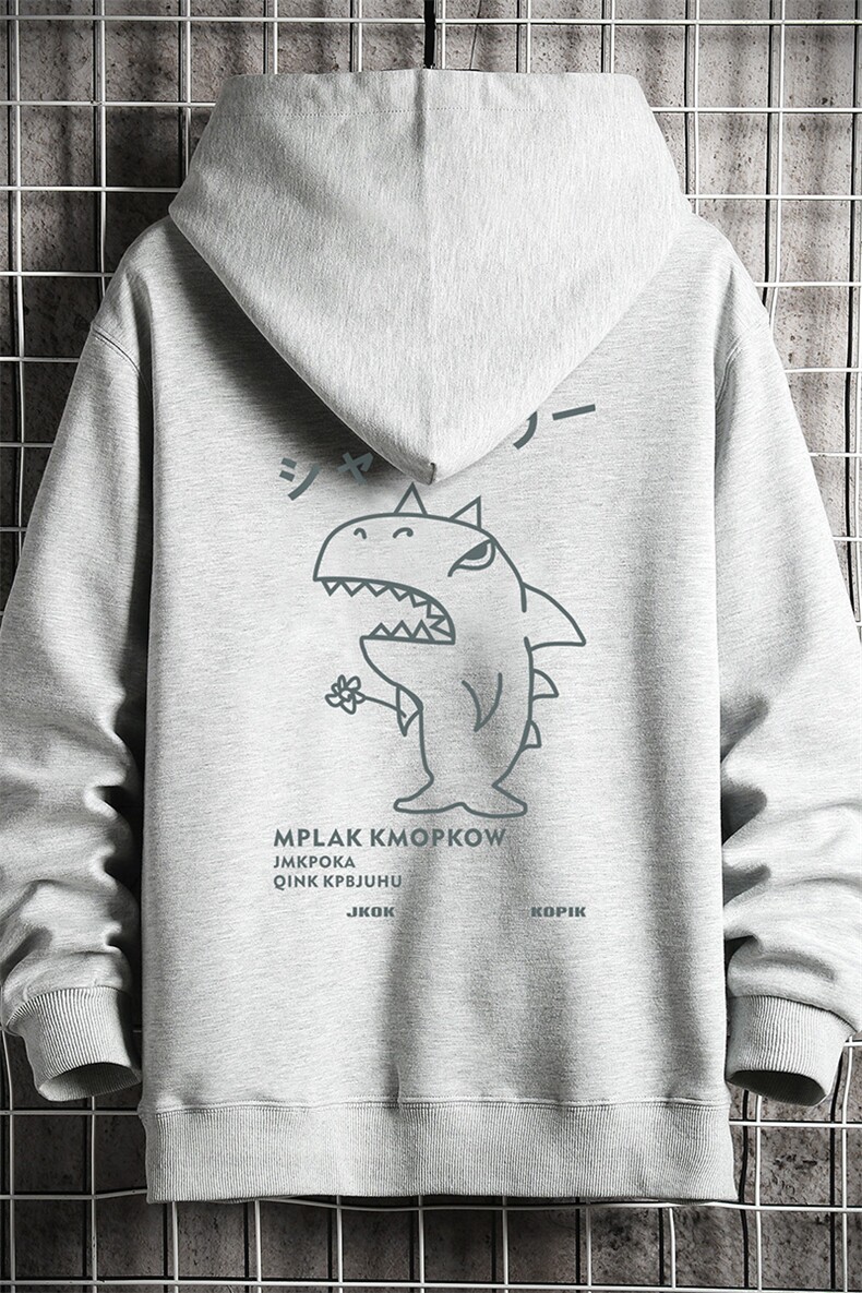 KS21092-P38加绒款-P43连帽开衫卫衣男运动外套大码班服网格,男装卫衣,电商A040A