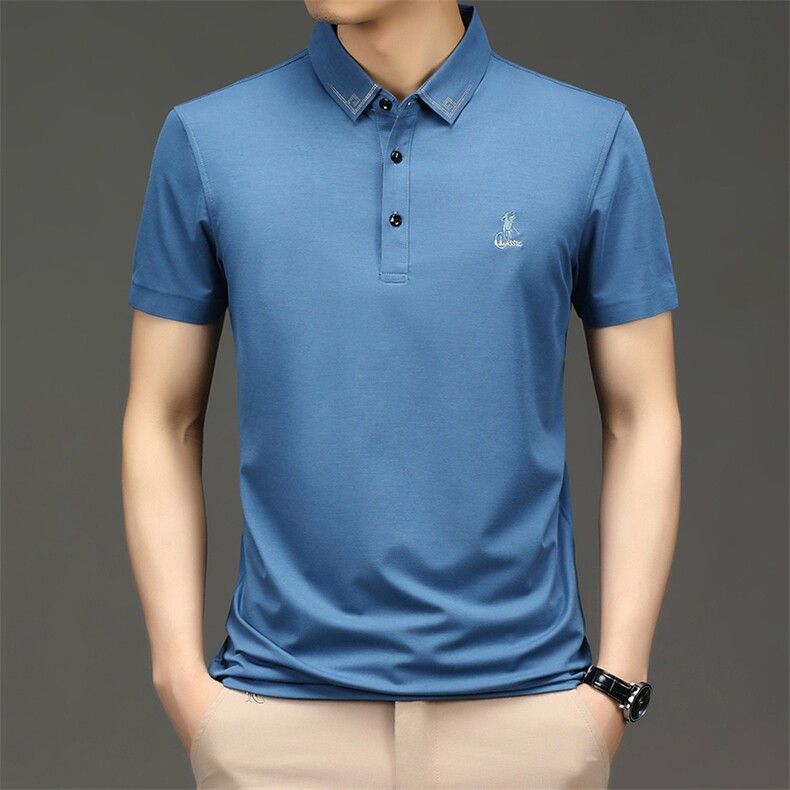 短袖polo衫男士时尚上衣翻领百搭夏季商务宽松潮流T恤SQ8811-P50,男装Polo衫,星座1105-3