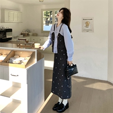 新品刺绣两件套2C117-1834P185K298，女装套装/套裙，2C117