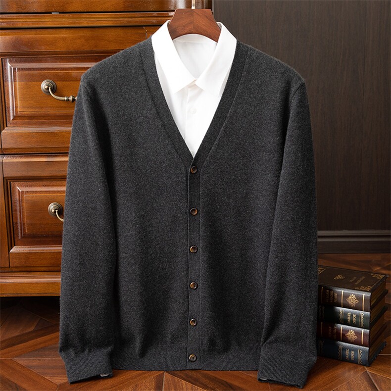 2025秋冬新款女羊绒衫100纯羊绒外套加厚针织开衫拉绒纯羊绒开衫，男装羊绒开衫，欧力羊绒