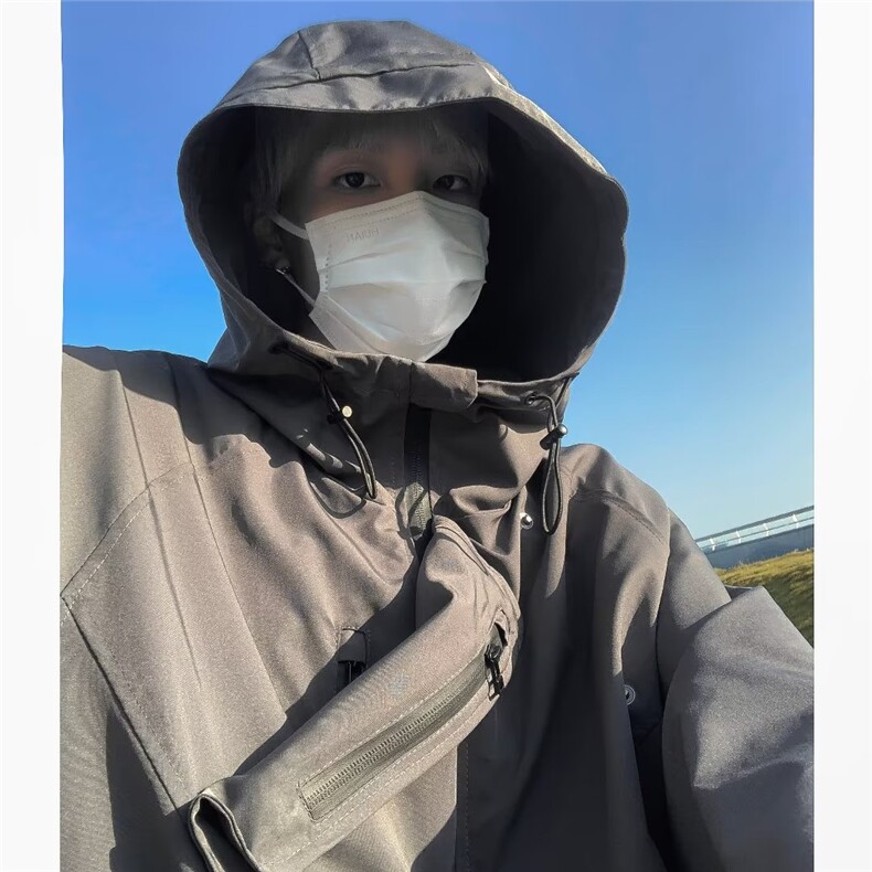 秋季ins夹克新款日系男标准简约外套W2073 P70图片