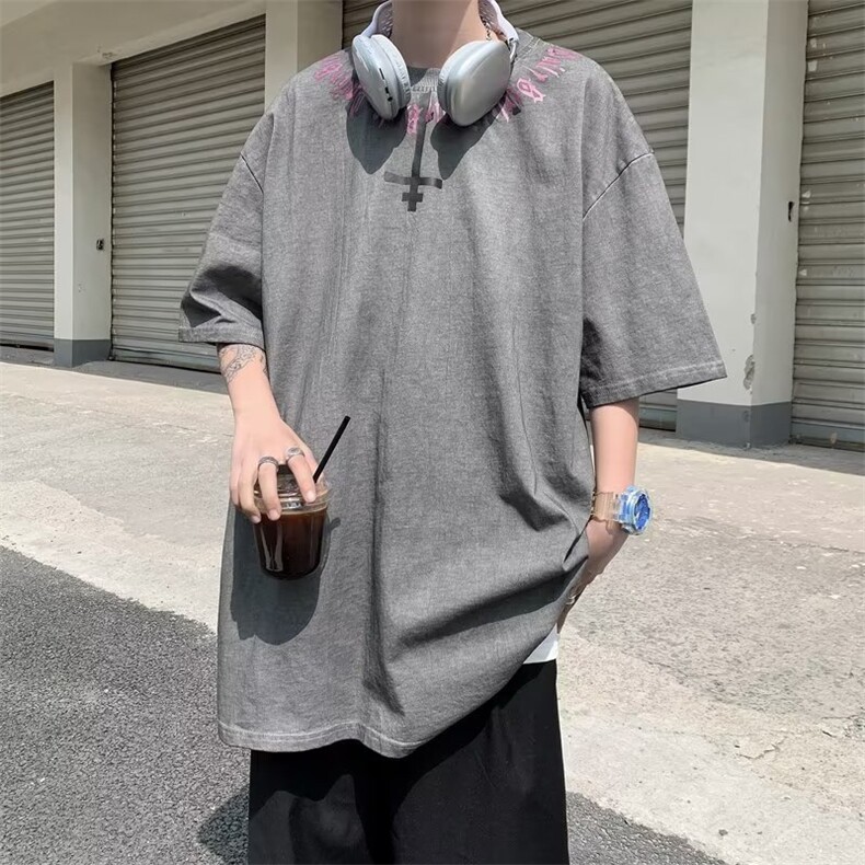 2024春夏季新款男休闲圆领短袖T恤YT104P30,男装T恤,星座1116-2