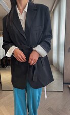 22C03#彩色腰带西装外套，女装西装，首选