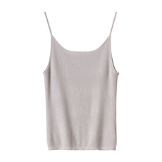 100%纯山羊绒2025秋冬新款时尚高级羊绒吊带女复古柔软亲肤吊带，女装背心吊带，江帆羊绒