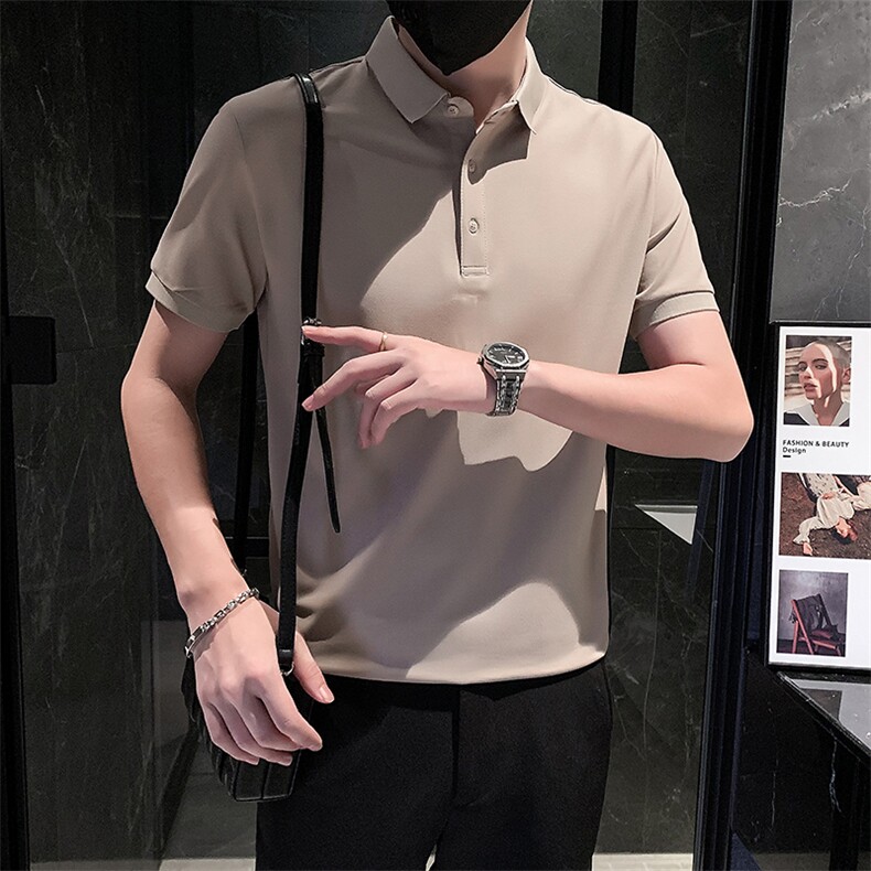 TX02-特P38男T恤夏季短袖半袖新款上衣夏装半截袖POLO衫-1白控58,男装T恤,电商D327
