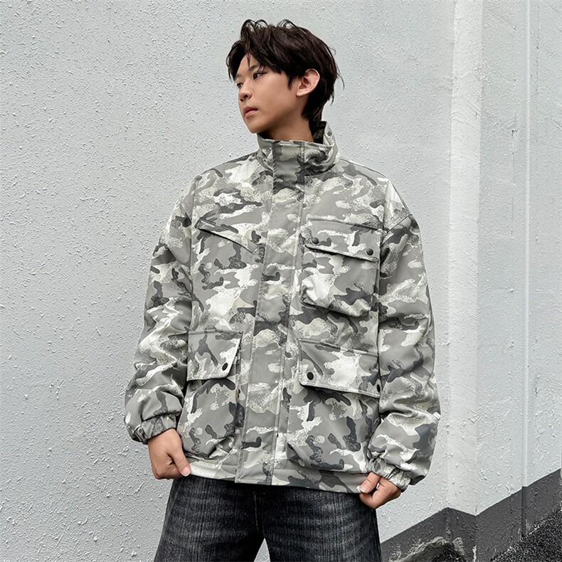 美式新款冬多口袋户外机能休闲棉衣外套 A436-W995-P95138图片