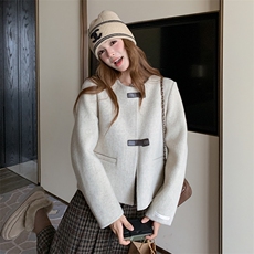 新品毛呢外套761-P185-K288，女装短外套，2C108