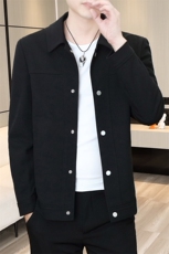 秋季新款男士商务休闲简约百搭时尚潮流翻领夹克外套上衣JKD03P90，男装夹克，电商B226