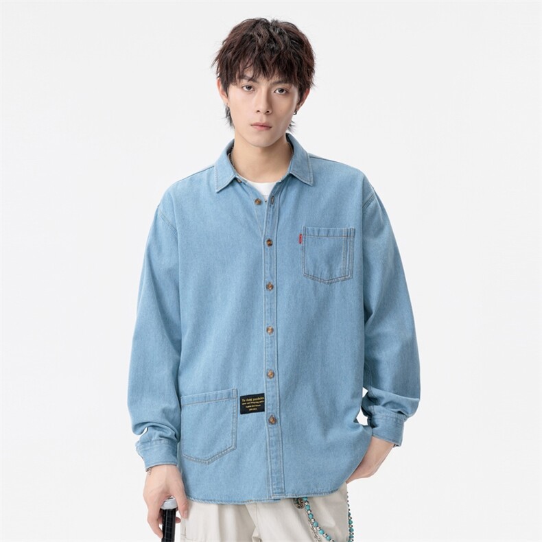 牛仔衬衫现货深度库存当天配齐跑量款DS-C323-1-C808-TP45,男装衬衫,电商C323-1