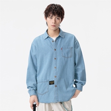 牛仔衬衫现货深度库存当天配齐跑量款DS-C323-1-C808-TP45，男装衬衫，电商C323-1