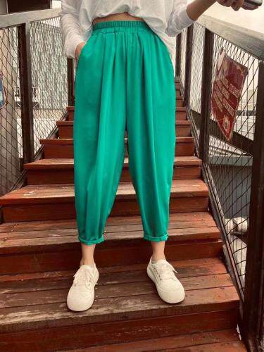 休闲哈伦裤，女装，斯帛芬迪