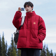 现货抖音得物可供视频冬季三防加厚羽绒棉衣外套面包棉服81154，男装棉衣，电商A486