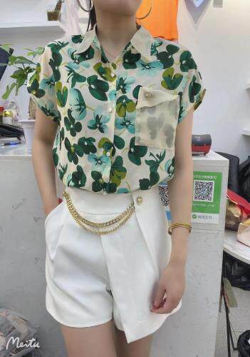 提花衬衣，女装，IEC