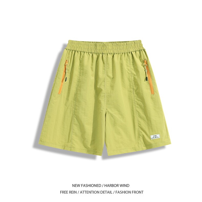 户外机能速干透气休闲短裤男夏季潮牌设计感宽松阔腿运动五分裤子,男装牛仔裤,电商B315