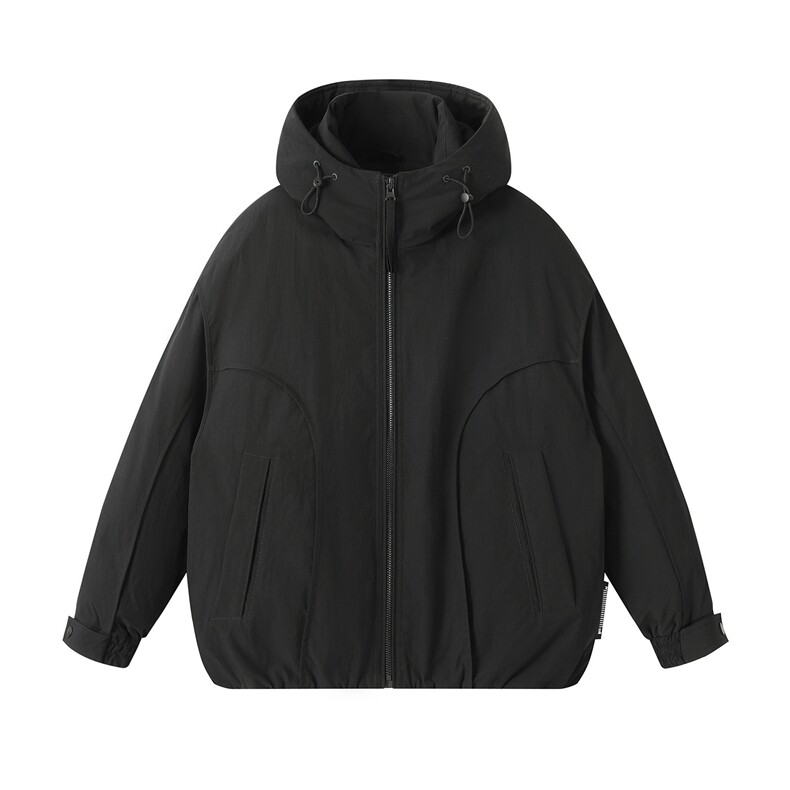 2025冬季新品90白鸭绒连帽羽绒服男外套厚款宽松休闲潮流百搭时尚,男装羽绒服,电商A234